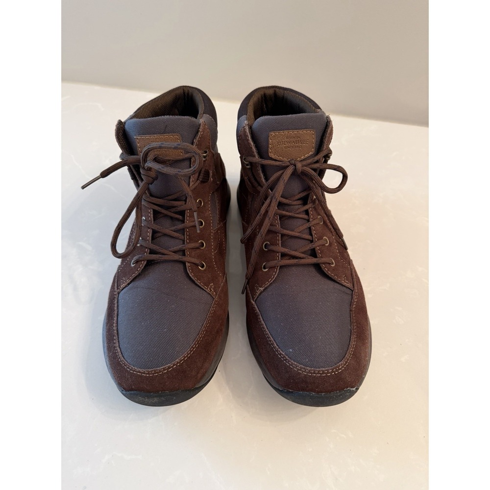 NUNN BUSH Excursion Leather Hiking Boots Comfort Gel Men's Size 14